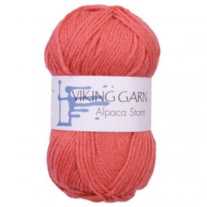 Fil Viking Alpaca Storm 50g - Rose corail (557)