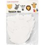 TeaCH Me - figurines en carton - Masques de la jungle - 16 pcs