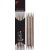 Aiguilles doubles pointes Mtal SS 20 cm - 2,75 mm