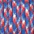 Parkacord color mix 4 mm x 50 m - Rouge, bleu, blanc