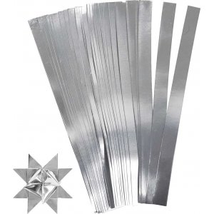 Bandes toiles - argent - 4,5 cm - 100 bandes