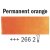 Peinture aquarelle Rembrandt 5 ml - Jaune/Orange-2-Orange permanent