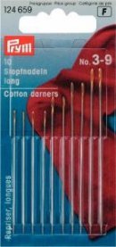 Aiguilles  darder longues HT 3-9 si/couleur or 10 pcs