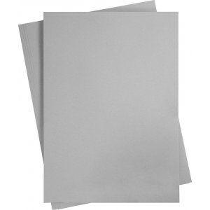 Carton color - gris - A2 - 180 g - 10 feuilles