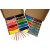 Crayons de couleur Colortime - couleurs mlanges - JUMBO - 12 x 12 pcs