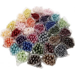 Perles de cire luxueuses - couleurs mlanges - 32 x 20 g