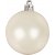 Boules de sapin de Nol - blanches - nacre - 6 cm - 20 pcs