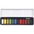 Set aquarelle - couleurs mlanges - 12 pcs