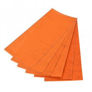 Papier de verre 23 x 9,3 cm - orange 6 pcs. grains 80 / 120 / 240