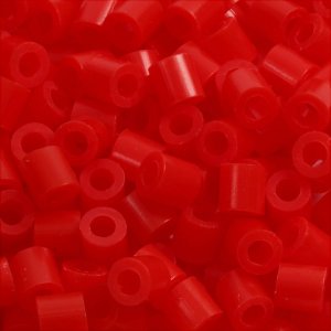 Perles tube - rouge clair (32225) - moyen - 6000 pcs