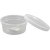 Pot en plastique avec couvercle - 125 ml - 20 pcs