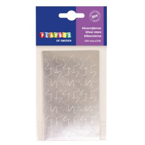 toiles argentes 108 pcs 25 mm