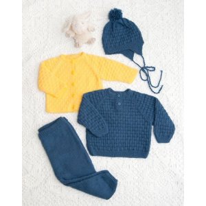 Patron tricot - Cardigan, pull, pantalon et bonnet