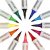 Marqueurs de croquis - couleurs standards - 12 pcs