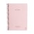 Carnet Kozo Premium - A5 lign - Vieux rose