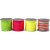 Cordon  nouer - vert fluo - rose fluo - jaune fluo - mix non - 8 x 28 m