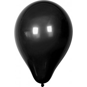 Ballons - noirs - 23 cm - 10 pcs