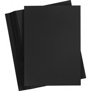 Carton color - noir - A4 - 180 g - 100 feuilles