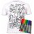 Colorie ton T-shirt - Dinosaures - 7-8 ans