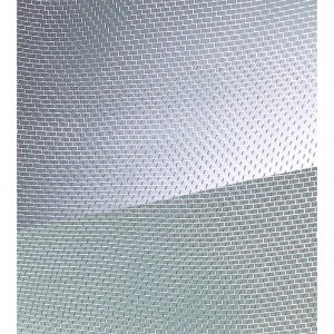 Treillis mtallique en acier 1,8 x 1,8 mm / 100 x 40 cm - fin couleur platine