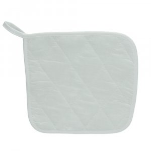 Articles en coton 17 x 17 cm - gant de cuisine blanc