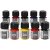 Peinture pour verre transparente - couleurs mlanges - 10 x 30 ml