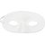 Demi-masque - blanc - 10 pcs