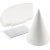 Cne en carton - blanc - 50 pcs