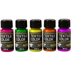 Coloration textile Textile Color - couleurs mlanges - 5 x 50 ml