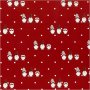 Papier cadeau - rouge - Pre Nol scandinave - 5 m