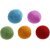 Perles de laine - couleurs vives - 64 pcs