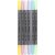 Marqueurs textiles - couleurs pastel - 6 pcs