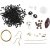 Mini DIY Kit Bijoux, harmonie noire, Collier lourd