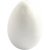 Oeufs Frigolit - Blanc - H10 cm - 5 pcs