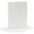 Cartes et enveloppes - blanc - paillettes - 11,5 x 16,5 cm - 4 sets