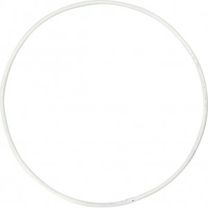 Anneau en mtal - blanc - 10 cm - 10 pcs