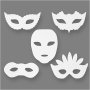 Masques de thtre TeaCH Me - blancs - 16 pcs