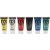 Peinture scolaire Acrylique - Mtallis - couleurs standards - mtallis - 6 x 20 ml