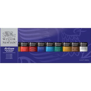 Peinture  l'huile W&N Artisan Soluble  l'eau - set 10x37 ml