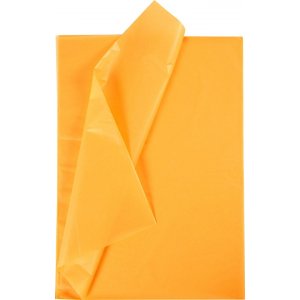 Papier de soie - jaune - 50 x 70 cm - 14 g -10 feuilles