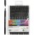 Marqueur Colortime Fineliner - noir - 12 pcs