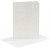 Cartes et enveloppes - blanc - paillettes - 11,5 x 16,5 cm - 4 sets