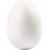 Oeufs Frigolit - Blanc - H6 cm - 50 pcs