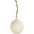 Boule de Nol en bois avec suspension - 5,5 cm