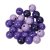 Perles rondes en bois de couleurs mlanges 14mm 25g - Violet mlang