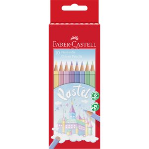 Set de crayons de couleur - Faber-Castell - Pastel hexagonal