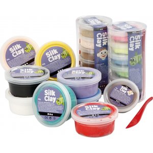 Silk Clay - couleurs mlanges - 22 pots