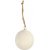 Boule de Nol en bois avec suspension - 5,5 cm