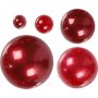 Strass - rouge - 2-8 mm - 140 pcs