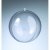 Boule en plastique 180 mm - transparente sparable (PS)